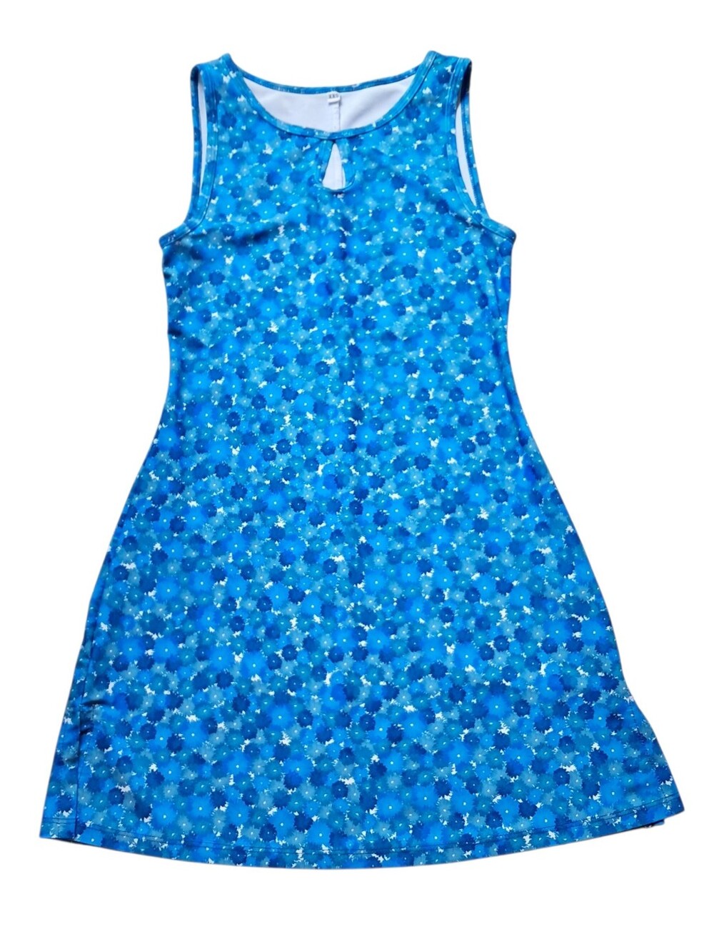 Nuu Muu Blue Floral Tank Dress Adult XXS/Girls XL